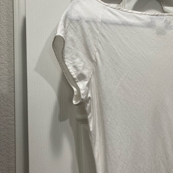 Long white linen dress - Picture 8 of 14